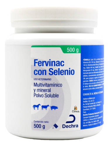 Fervinac Con Selenio 500 G Multivitaminico Y Mineral