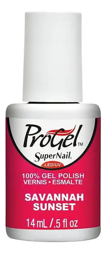 Esmalte Semipermanente Supernail Progel Savannah Sunset 14ml Color Fucsia