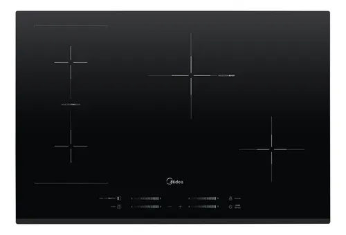 Cooktop 4 Bocas De Indução 77cm Freezone Even Pro Midea Preto