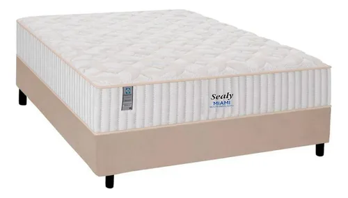 Cama Box Casal: Colchão Molas Ensacadas Plumatex Masterpock