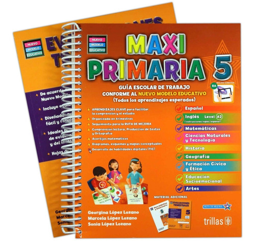 Maxi Primaria 5 Guía Escolar De Trabajo + Evaluación Trillas