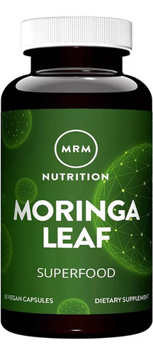Mrm Nutrition Moringa 600mg 60 Capsulas Veganas De Ee.uu. Sin Sabor