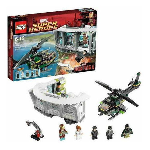 Lego 76007 Iron Man Ataque A La Mansión De Malibú Año 2013