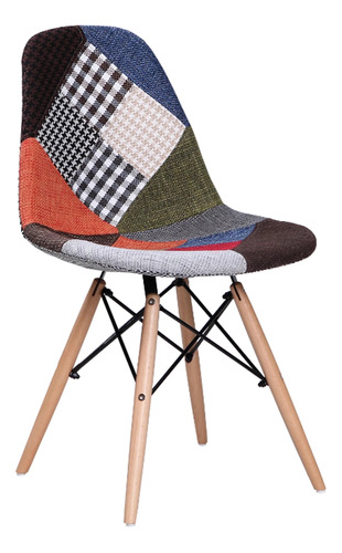 Silla Eames Patchwork - Cálida