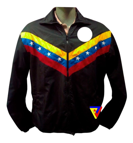 Chaqueta De Venezuela Negra