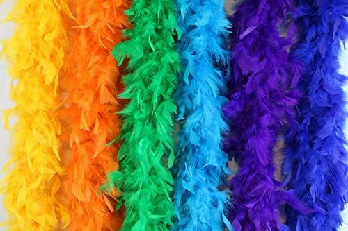 Boa De Pluma - Flydreamfeathers Colorful Party Feather Boa G