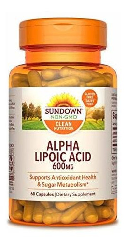 Sundown Super Alpha Lipoic Acid 600 Mg, 60 Cápsulas (el Emba