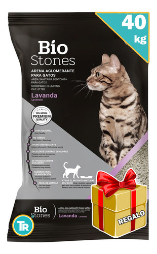 Sanitario Aglomerante Bentonita Bio Stones + Regalo