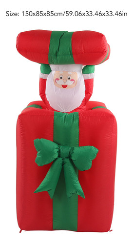 Luces Led Inflables De Navidad Para Decoraciones De Papá Noe