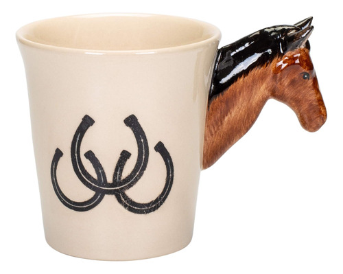 Sea Island Magnificent Horse Lucky Horseshoes Taza De Café T