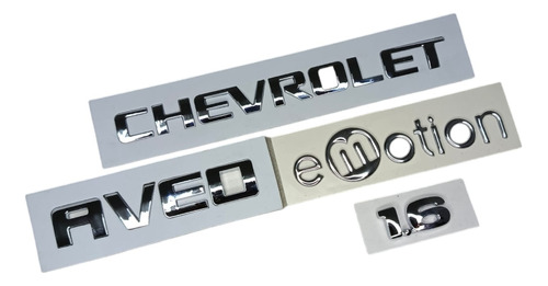 Emblemas Traseros Chevrolet Aveo Emotion