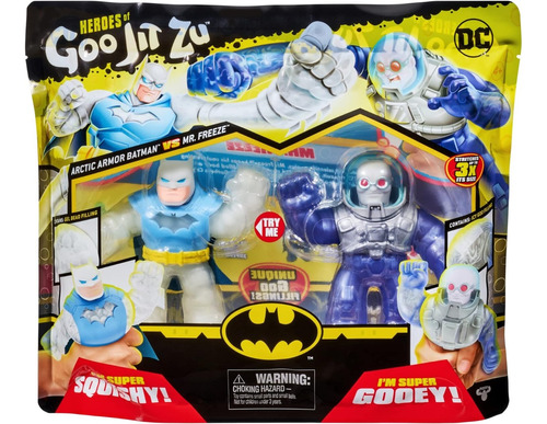 Goo Jit Zu Dc Comics Heroes Versus X 2 Batman Vs Mr Freeze