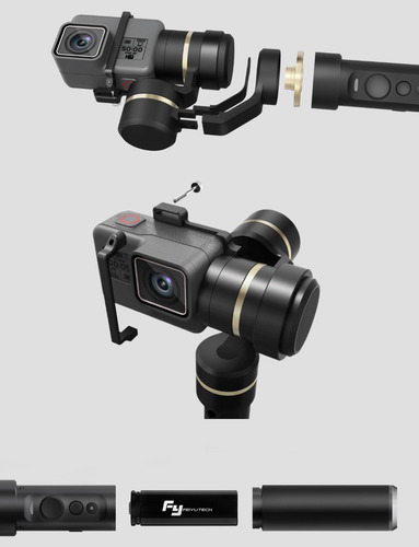 Estabilizador Gimbal G5 Feiyutech Gopro Hero 7 6 5 4 3 Sjcam