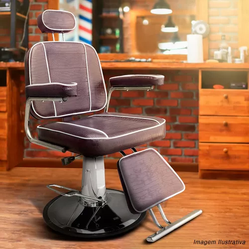 Cadeira de salão de cabeleireiro, resistente, Cadeira clássica do barbeiro,  cadeira profissional do salão de beleza, barbeiro, corte do cabelo/cadeira  da beleza/altura ajustável hidráulica, 420lb