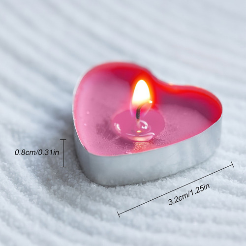 50 Unidades De Velas Flutuantes De Chá Sem Perfume De Alta Q