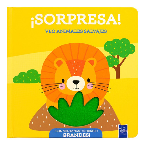 ¡ Sorpresa ! Veo Animales Salvajes. Libro Infantil.