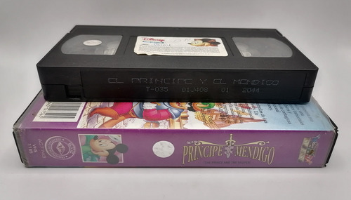 Mickey Mouse El Principe Y El Mendigo Disney Pelicula Vhs (Usado)