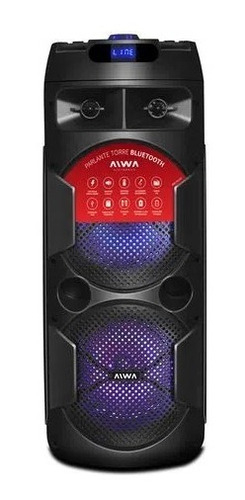 Parlante Torre Bluetooth Portatil Party Aiwa 4500w 2x6,5  