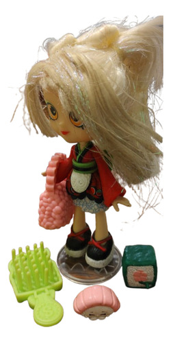 Muñeca Shopkins Sara Sushi Con Accesorios (Usado)