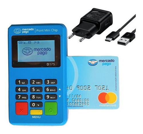 Maquininha Point Mini Mercado Pago Envio Imediato + 2 Brides