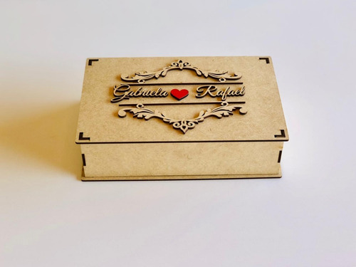 Imagem 2 de 5 de 20 Caixas Convite De Casamento Padrinhos Arabesco 5cm