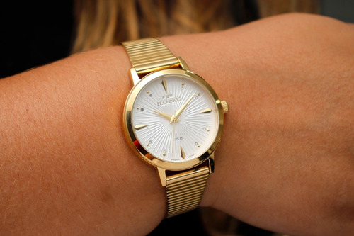 Relogio Technos Feminino Dourado