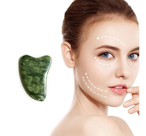 Piedra Jade Masajeador Limpiador Facial Elimina Arrugas Ev