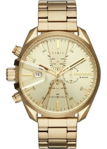 Relógio Diesel Masculino Dourado Dz4475/1di 