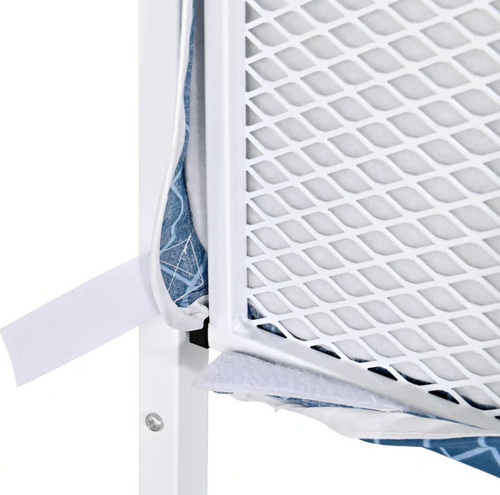 Burro Tabla Planchar Plegable De Pared Con Porta Plancha Color Azul Acero Figuras