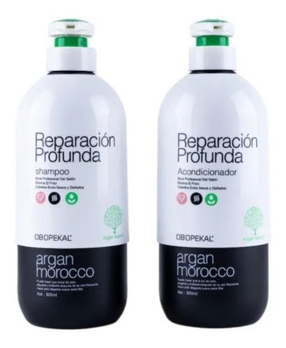 3 Shampoo + 3 Balsamo Argan Morocco 800 Ml