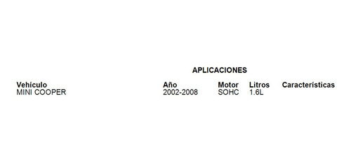 Junta Multiple Admision Mini Cooper 2002-2006 1.6l Ajusa
