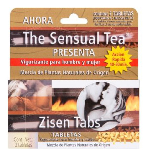 Suplemento The Sensual Tea Para Hombre Y Mujer Zisen Tabs