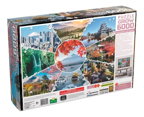 Quebra Cabeça Puzzle Paisagens Do Japão 6000 Pçs Grow