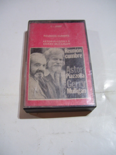 Casette Astor Piazzola- Gerry Mulligan. Reunión Cumbre.