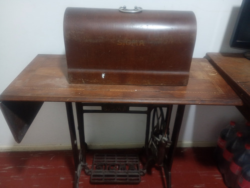 Máquina De Coser Antigua Sigma.. Leer Bien La Descripción! Chocolate (Usado)