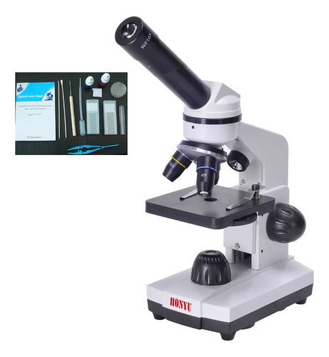 Microscopio Monocular Y Kits De Accesorios Modelo Stu01.116j