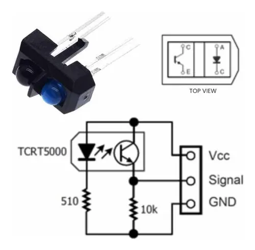 Modulo Tcrt5000 Sensor Para Robot Seguidor De Linea