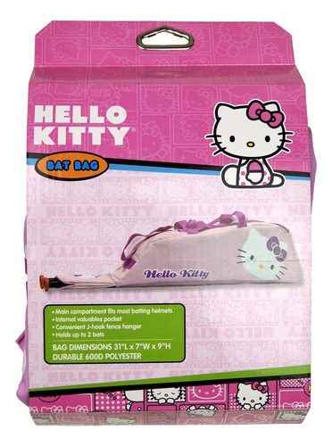 Hello Kitty Bolsa Para Bate De Beisbol, Color Rosa, 31 X 7 X