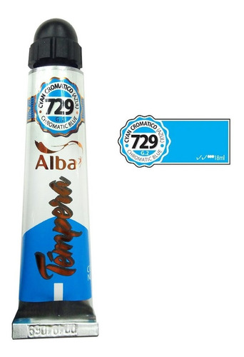 Temperas Alba 18 Ml Cromaticas X 1 Unidad