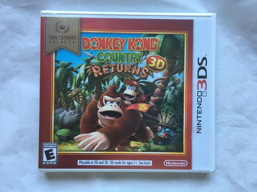 Donkey Kong Country Returns Nintendo 3ds  Envíos Todo Chile