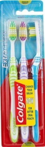 Paquete Triple De Cepillo De Dientes Colgate Extra Clean - M