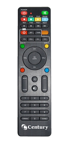 Imagem 3 de 5 de Receptor Midiabox B4+ Century Hd Digital C/ Conversor Hf/vhf