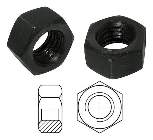 Tuerca Hexagonal, Mxfin-001, Øt:1/4 , Ó 6.3 Mm, 20 Hilos, Ne