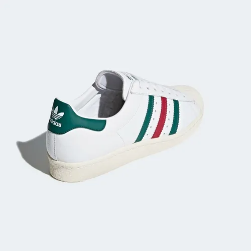 Adidas superstar blancas y verde sale
