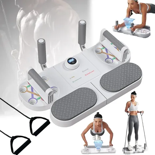 Tabla De Entrenamiento Multifuncional Para Flexiones -blanco