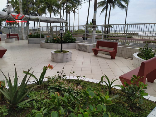 Imagem 3 de 17 de Apartamento 1 Dorm, Predio Frente Praia, Apto Com Vista Ampla Da Praia - Rc172