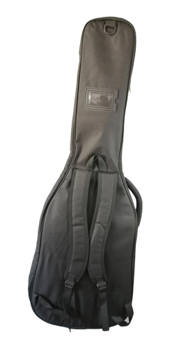 Imagen 2 de 7 de Funda Semirigida Acolchada Para Guitarra Eléctrica Negra