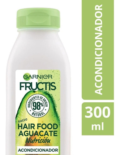 Fructis Garnier Hair Food Acondicionador Aguacate Nutrición 