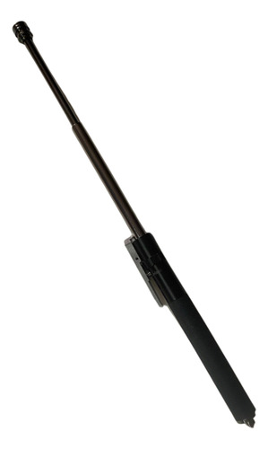 2pack Baston Retractil 40cm Automático Color Cromo Con Funda