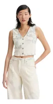 Comprar Polo Mujer Bella Denim Corset Celeste Levis A8682-0007